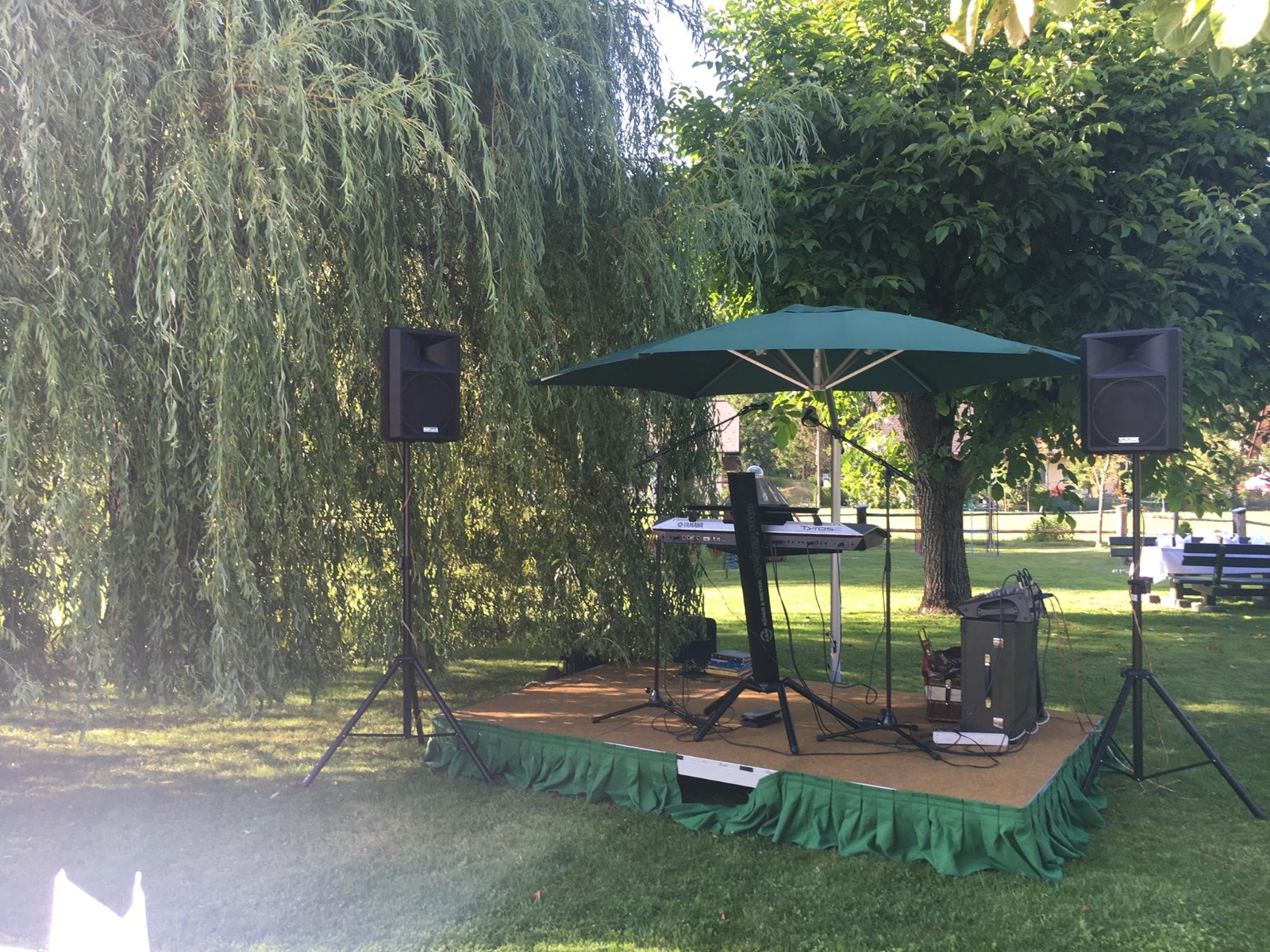 Auf der Bühne in Schladming